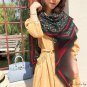The new 130 * 130cm large square scarf fashion letter printing scarf