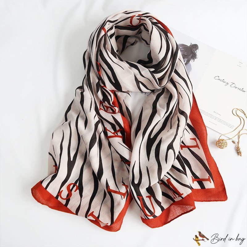 Cotton and linen scarf female new wind thickened scarf winter warm shawl