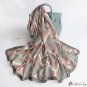 Autumn and winter new messy linen scarf plaid printing beach towel room warm shawl