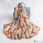 Autumn and winter new messy linen scarf plaid printing beach towel room warm shawl