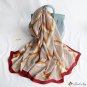 Autumn and winter new messy linen scarf plaid printing beach towel room warm shawl