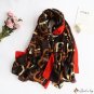 Autumn and winter new cotton and linen scarf female fashion warm shawl vacation beach towel