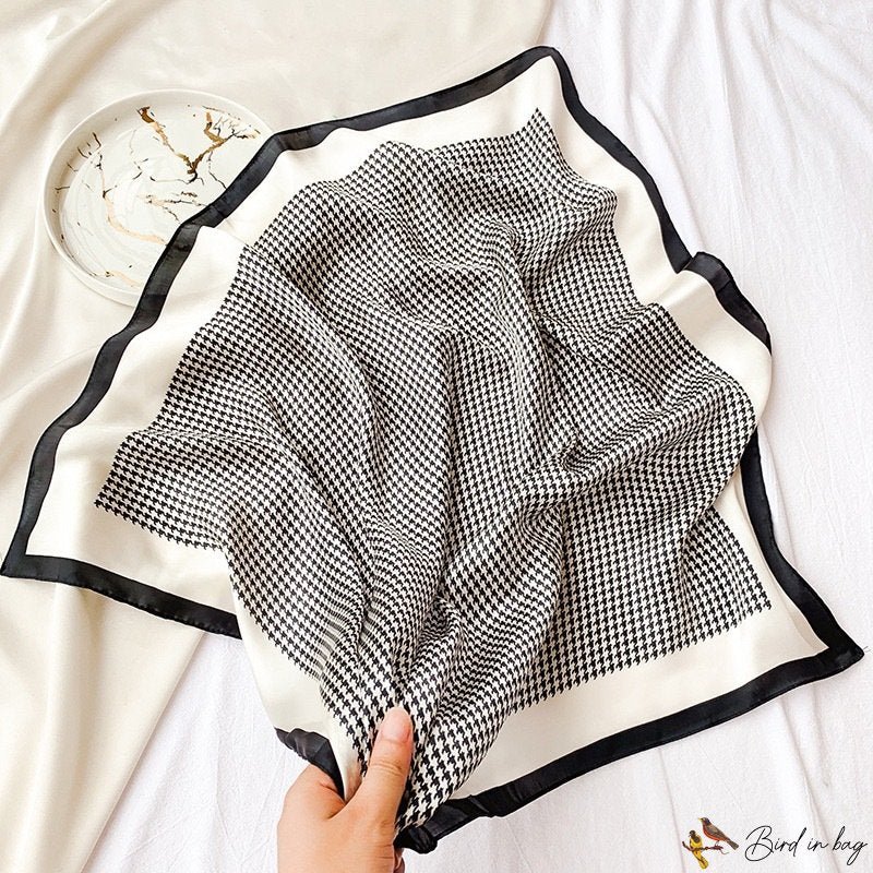 White collar scarf silk scarf fashion sweet small square scarf scarf female