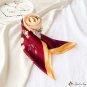 Spring and summer new white-collar small scarf small square scarf female fashion simulation silk sca