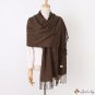 New fall and winter new bird check plaid imitation cashmere scarf female thickening warm neck shawl