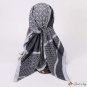 Spring and autumn new colorful silk scarf 110cm large square scarf women's silk scarf simple printin