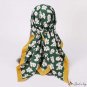 New colorful silk scarf female retro scarf 110cm large square scarf fashion literature decorative ne