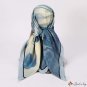 New luxury satin silk scarf 110cm large square scarf ladies scarf printing headscarf shawl scarf