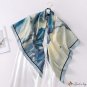 New luxury satin silk scarf 110cm large square scarf ladies scarf printing headscarf shawl scarf