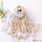 Spring new cotton linen scarf long scarf female thin section printed shawl dual-use silk scarf