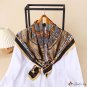 90 * 90cm new silk satin large square scarf silk scarf women's scarf printed headscarf