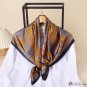90 * 90cm new silk satin large square scarf silk scarf women's scarf printed headscarf