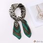 Spring and summer new leopard print small square scarf 70cm printed small silk scarf women's headsca