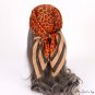 Spring and summer new leopard print small square scarf 70cm printed small silk scarf women's headsca