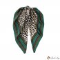 Spring and summer new leopard print small square scarf 70cm printed small silk scarf women's headsca