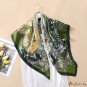 Women's printing silk scarf 90cm new large square scarf printing headscarf imitation silk satin shaw