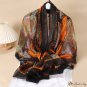 130 * 180cm large long silk scarf women's new printing silk scarf scarf in the long section shawl