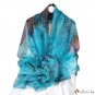 130 * 180cm large long silk scarf women's new printing silk scarf scarf in the long section shawl