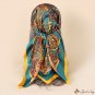 90cm satin silk scarf large square scarf new fashion simulation silk printing silk scarf female scar