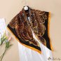 90cm satin silk scarf large square scarf new fashion simulation silk printing silk scarf female scar