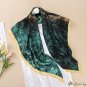 90cm satin silk scarf new large square scarf fashion simulation silk printing silk scarf female scar