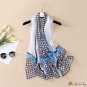 New spring and summer scarf silk scarf women's long scarf thousand bird check print simulation silk 