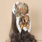 70cm silk scarf female simulation silk turban printing square scarf shawl