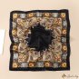 70cm silk scarf female simulation silk turban printing square scarf shawl