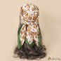 New small square scarf women's silk scarf 70cm scarf square shawl headscarf tied package silk scarf