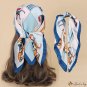 Silk scarf small square scarf women 70cm printed square scarf scarf hair tie scarf silk scarf