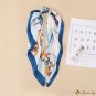 Silk scarf small square scarf women 70cm printed square scarf scarf hair tie scarf silk scarf