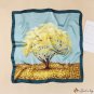 Painted small silk scarf square scarf female 70cm silk scarf spring neck protection sub-scarf thin s