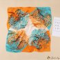 Painted small silk scarf square scarf female 70cm silk scarf spring neck protection sub-scarf thin s