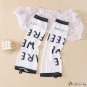 Printed cartoon letters female outdoor sleeves cute arm protector loose sleeves