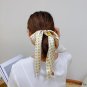 Polka dot floating ribbon silk scarf female hair band wind sweet small silk scarf neck scarf package