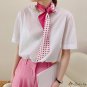 Polka dot floating ribbon silk scarf female hair band wind sweet small silk scarf neck scarf package