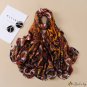 New printed silk scarf women's scarf in the long section shawl