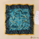 70cm printed square scarf women's silk scarf small square scarf scarf hair ribbon silk scarf