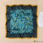 70cm printed square scarf women's silk scarf small square scarf scarf hair ribbon silk scarf