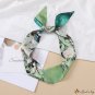 Satin small floating ribbon silk scarf female new diagonal scarf neck scarf bag silk scarf Pin hair