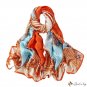 New long silk scarf women simulation silk scarf new printing scarf shawl