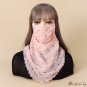 Mask outdoor cycling sun shade anti-UV hanging ear bandana soft breathable mask silk scarf