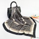 Silk scarf female 90cm headscarf large square scarf simulation silk printing scarf shawl silk scarf