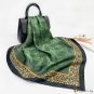 Silk scarf female 90cm headscarf large square scarf simulation silk printing scarf shawl silk scarf