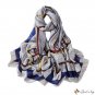 New simulation silk scarf printing silk scarf female fashion spring and autumn scarf in the long par