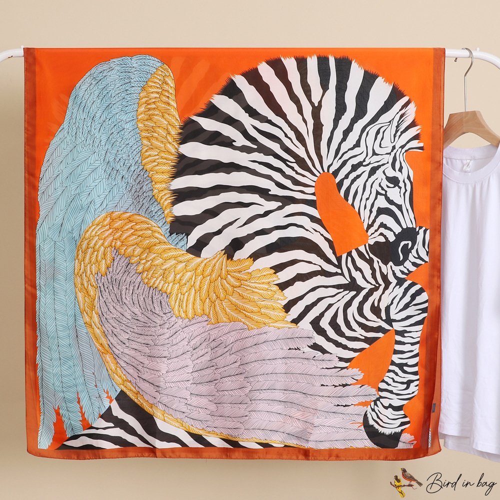 New long silk scarf new silk forging silk scarf female printing scarf sarong