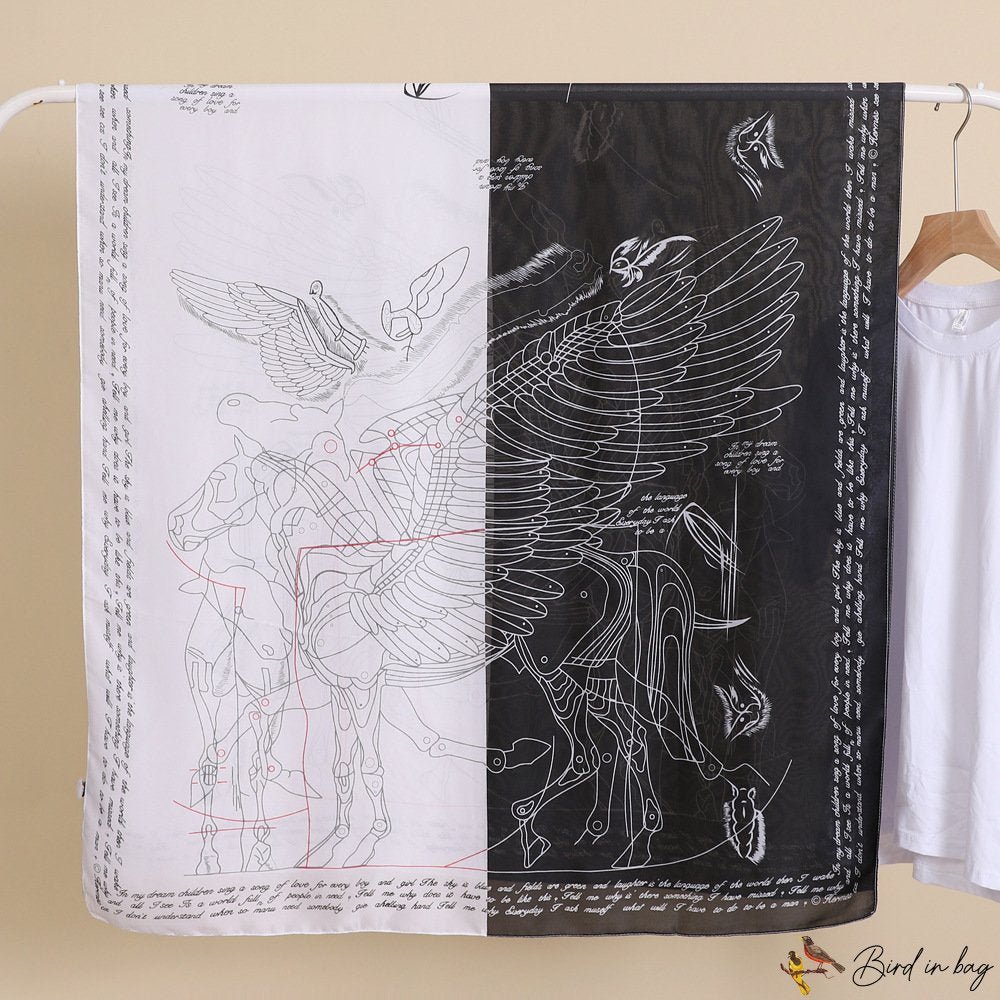 Silk scarf spring and autumn new silk new yarn scarf simulation silk long silk scarf ladies beach to