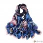 New silk satin long scarf women simulation silk scarf new printing scarf shawl