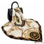 Spring and autumn simulation silk printing silk scarf 90cm square scarf scarf women shawl headscarf