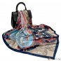 90cm silk scarf female spring and summer new simulation silk printing square scarf headscarf scarf s